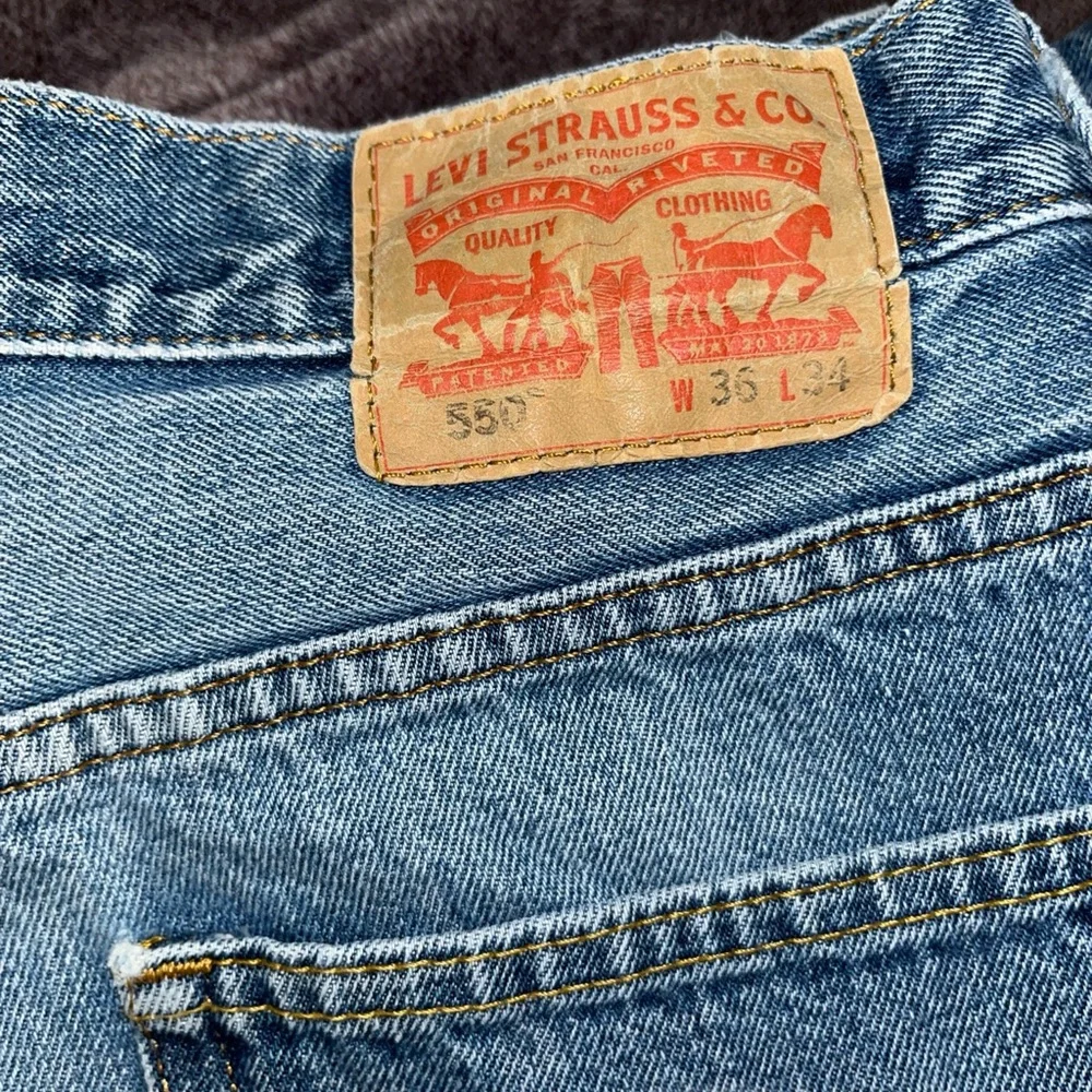 Levi Strauss & Co. Blue Denim Jeans 36X‎ 34